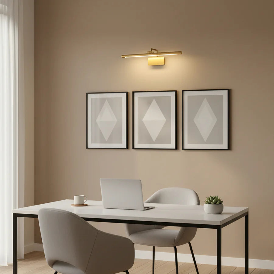 Golden Cresent Style Mirror Light