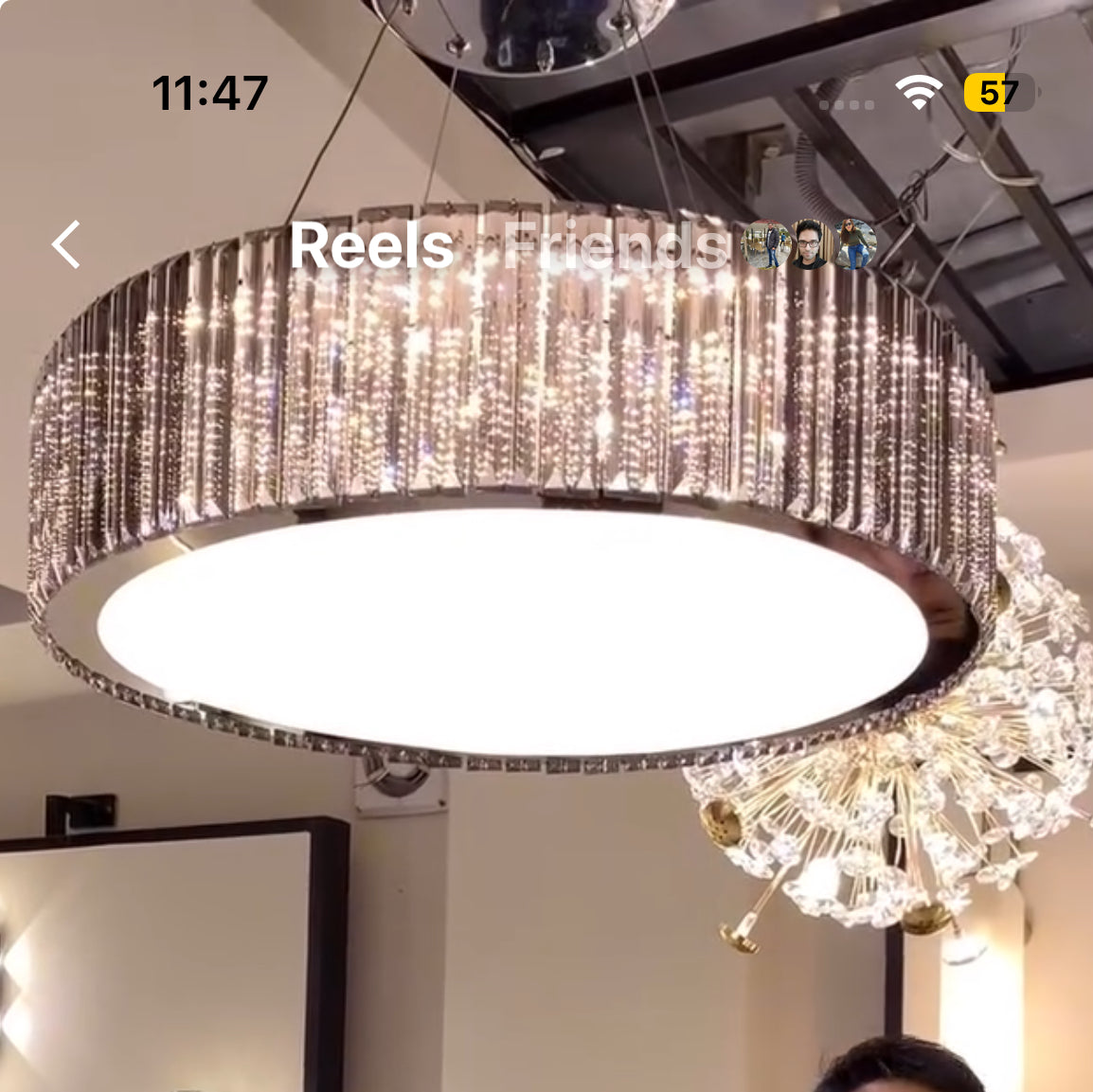 Modern Drum Chandelier