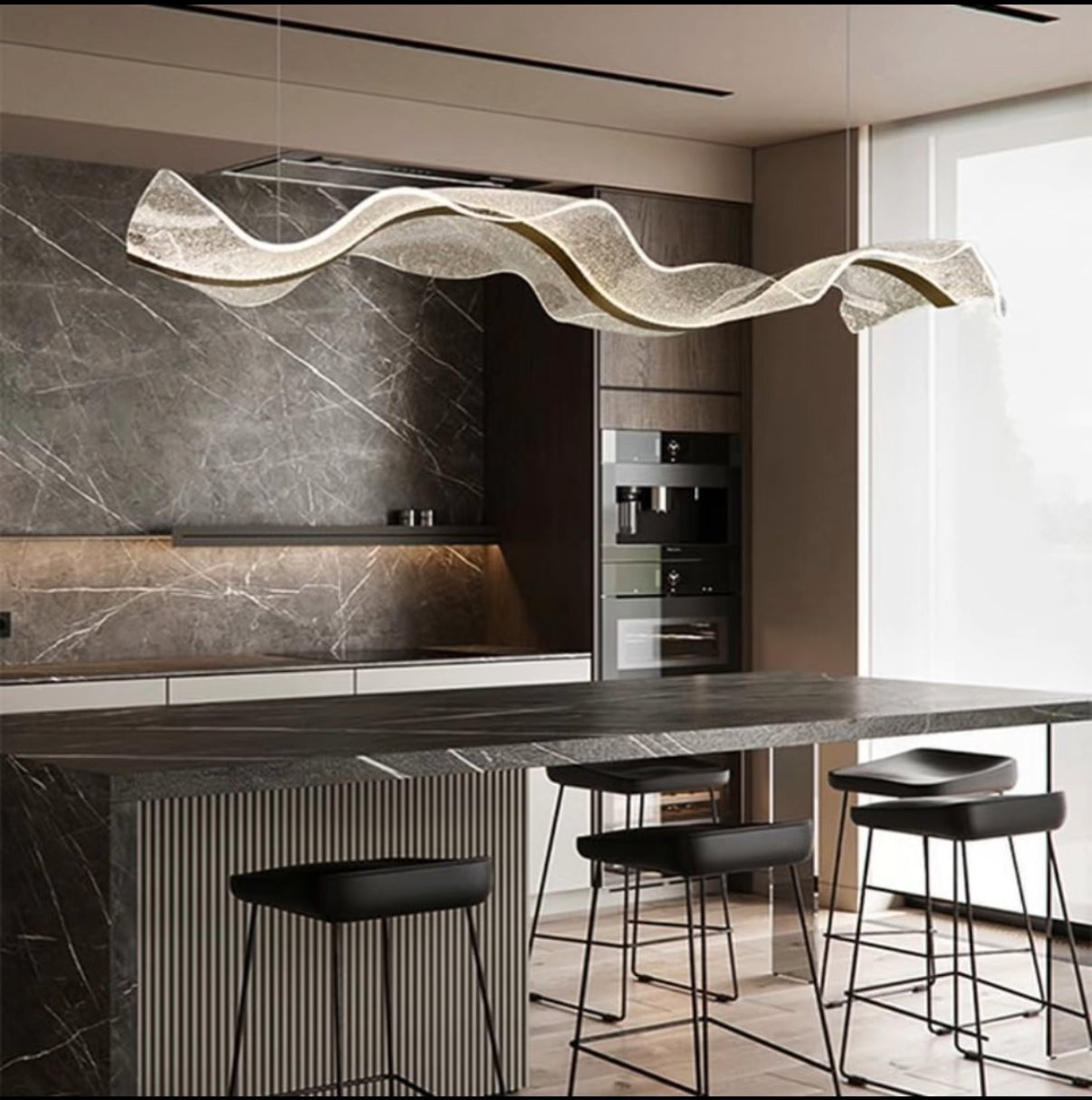 Wave Chandelier