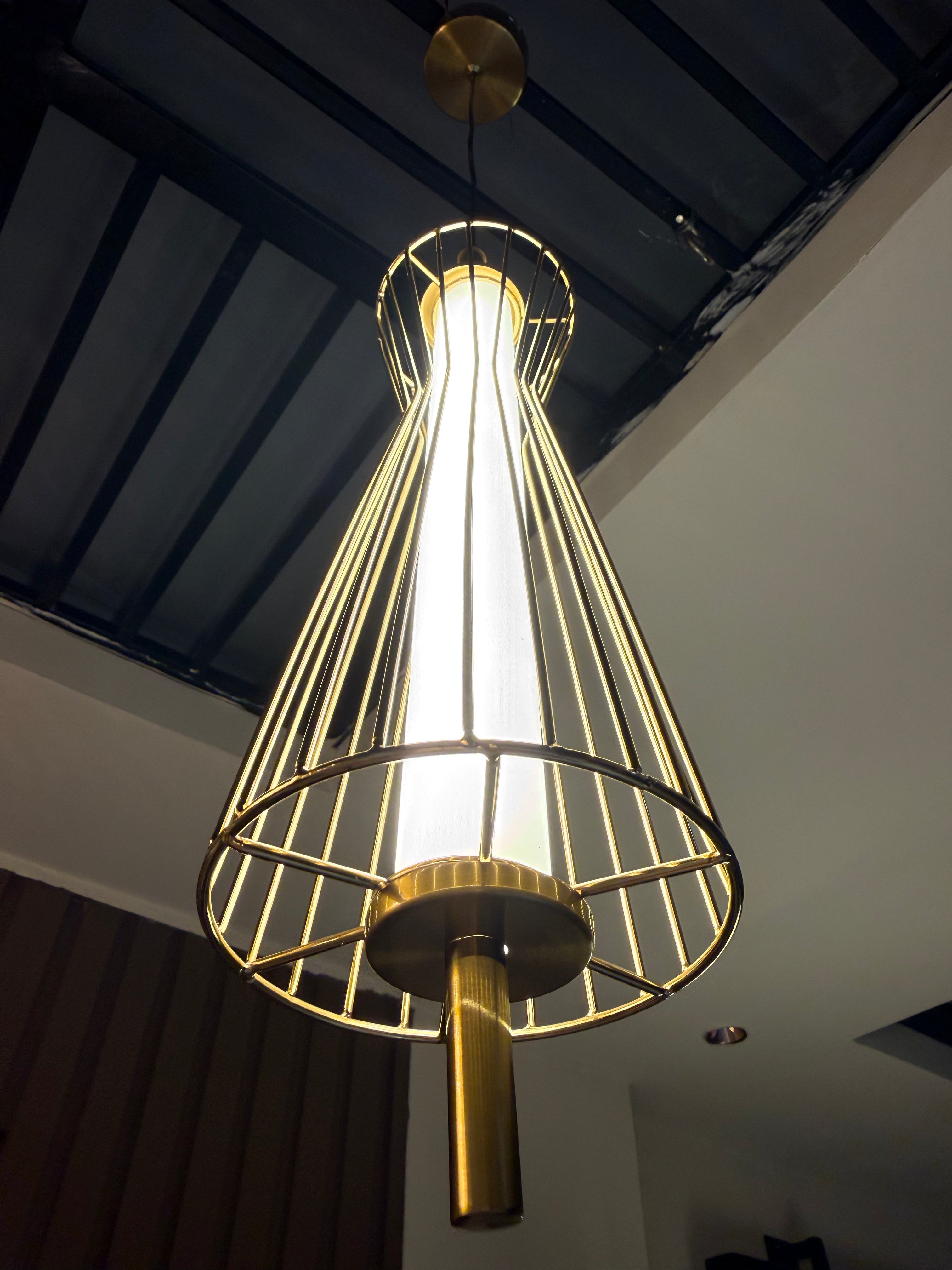 Modern Cinderella LED Hanging Metal Pendant Light