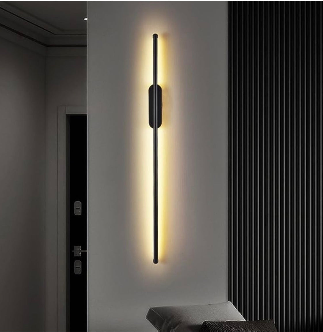Linear Sleek LED Tube Wall Sconce Light