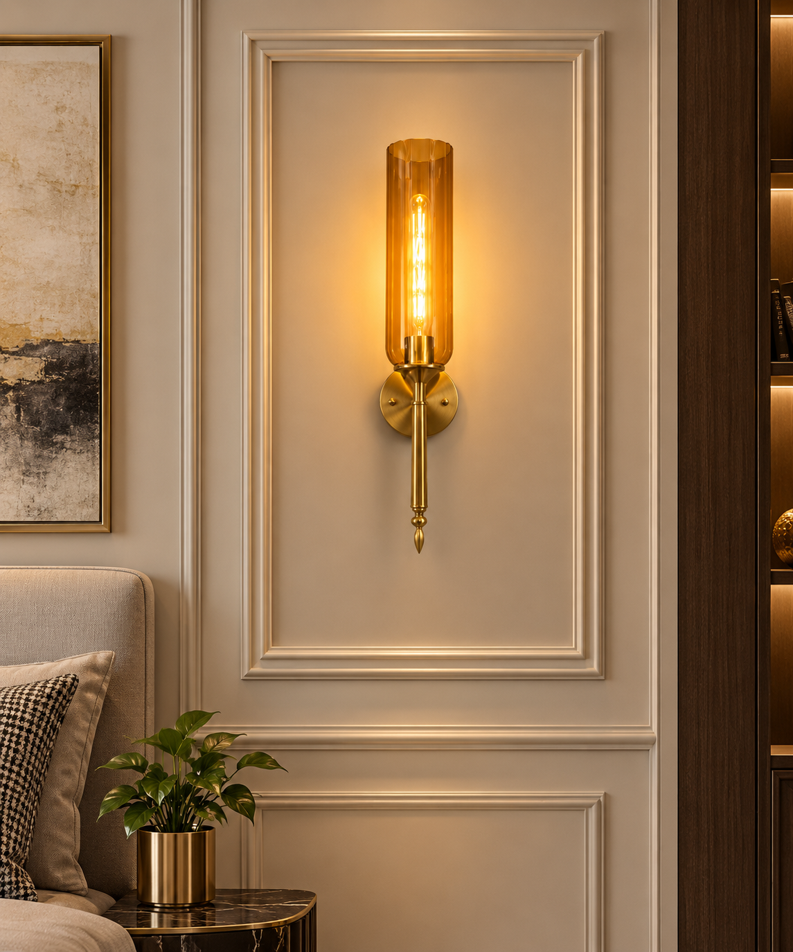 Modern Vertical Wall Sconce Lamp