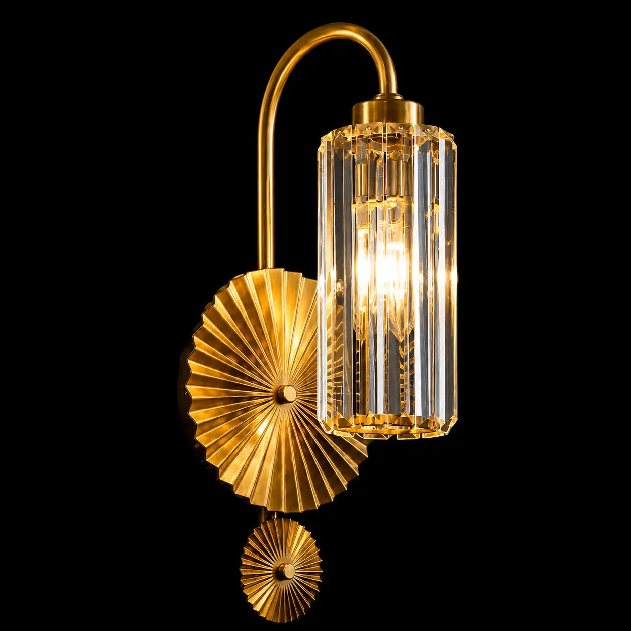 LUXURIOUS NAUTICAL CRYSTAL WALL LIGHT
