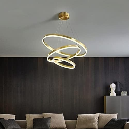 Modern 3 Ring LED Chandelier