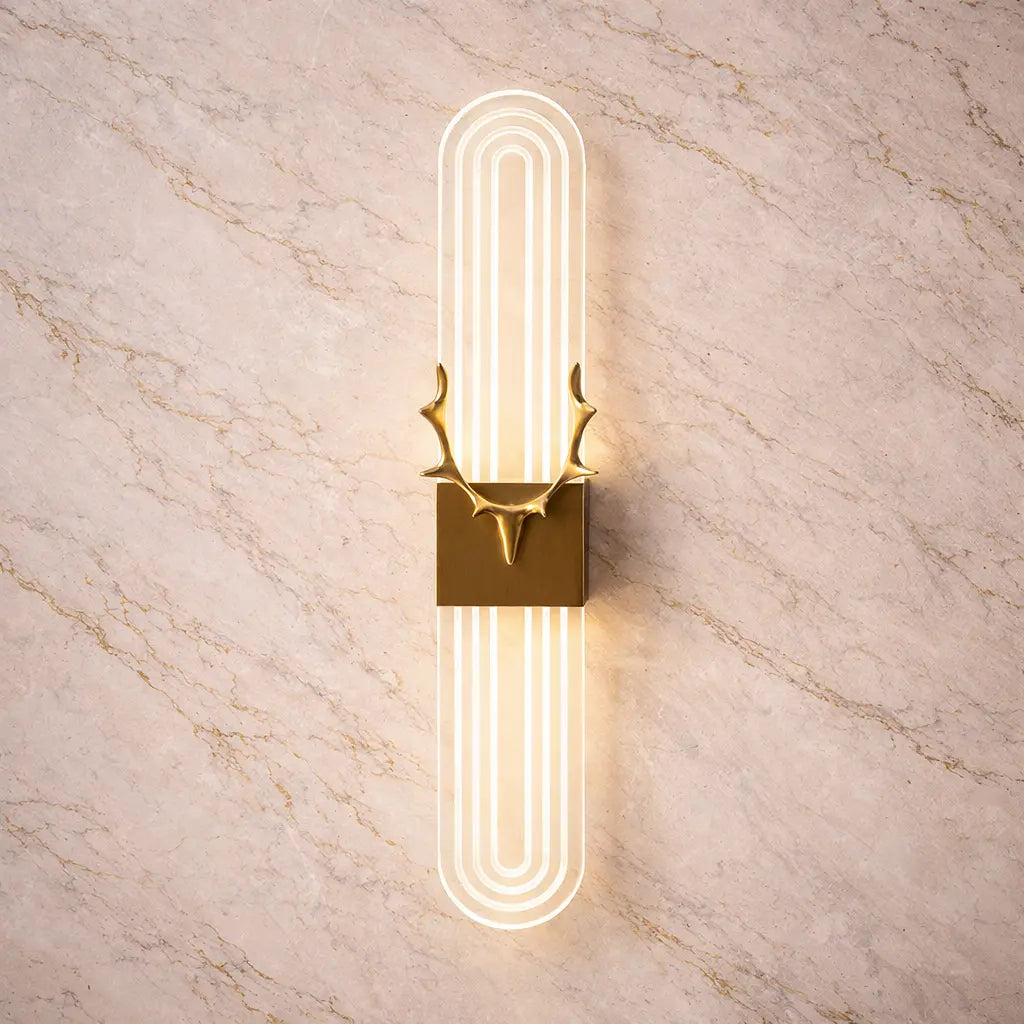 Modern Acrylic Deer LED Wall Sconce Light