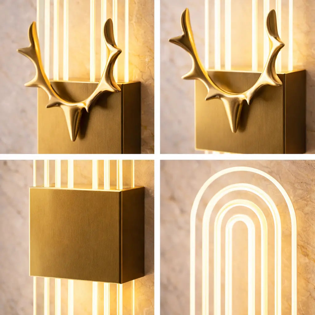 Modern Acrylic Deer LED Wall Sconce Light