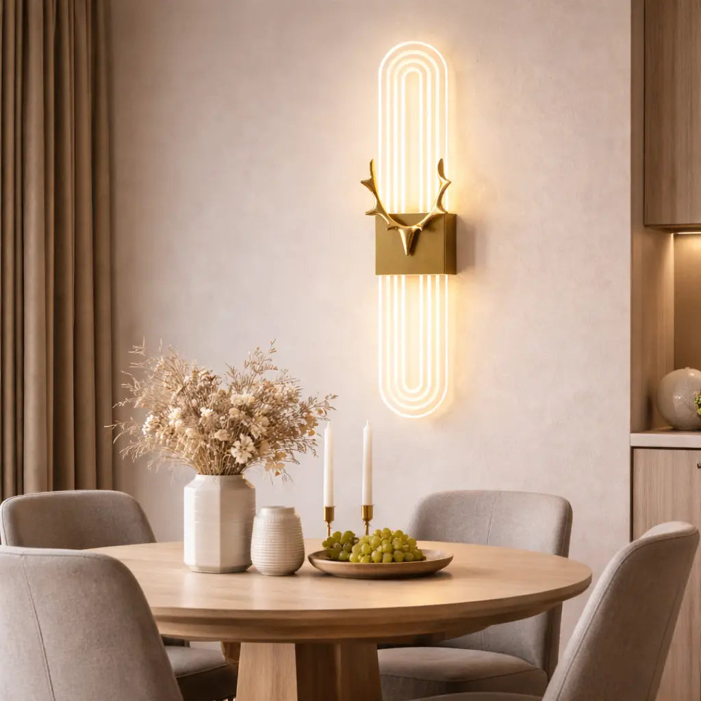 Modern Acrylic Deer LED Wall Sconce Light