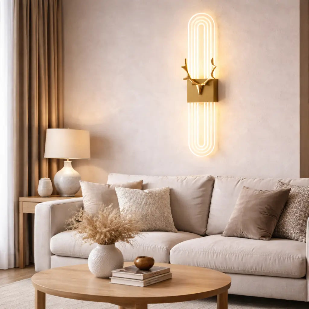 Modern Acrylic Deer LED Wall Sconce Light