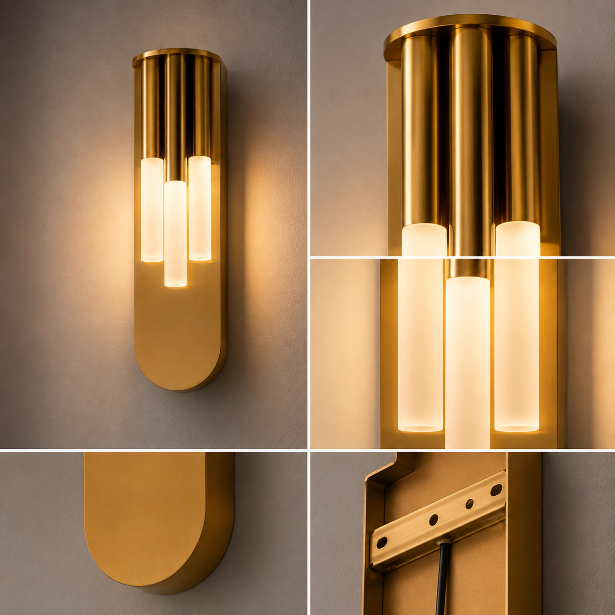 Modern Art Deco Wall Light