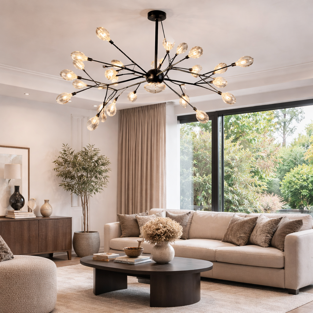 Shop Modern Firefly LED Chandelier for Living Rooms