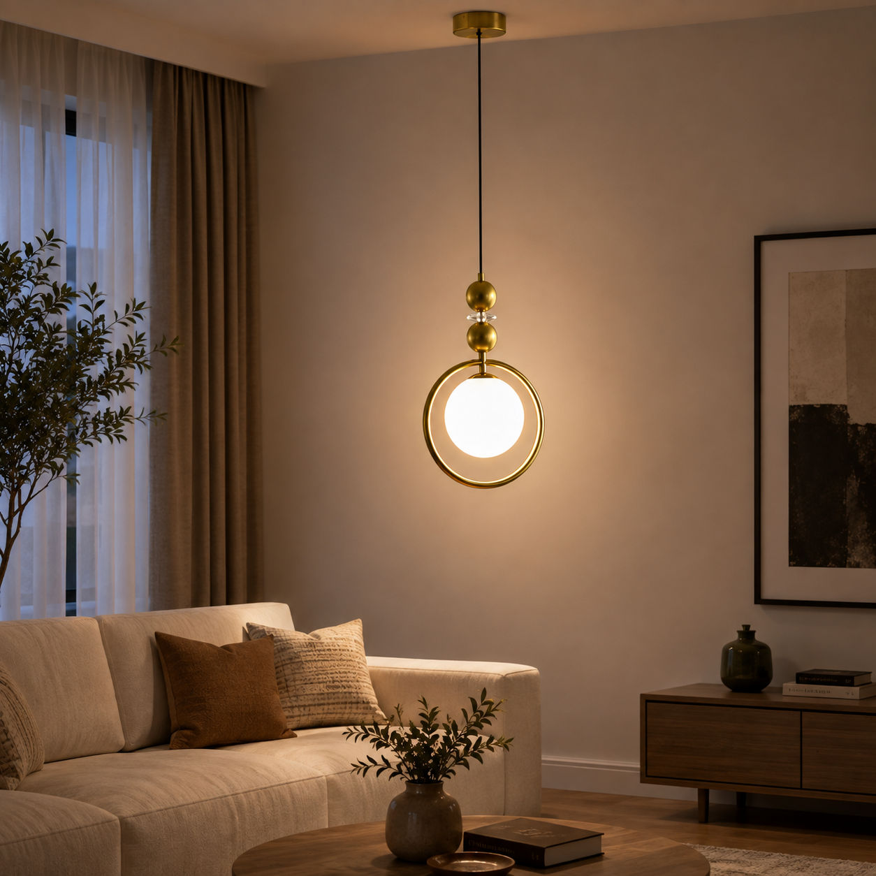 Modern Geometric Pendant Light