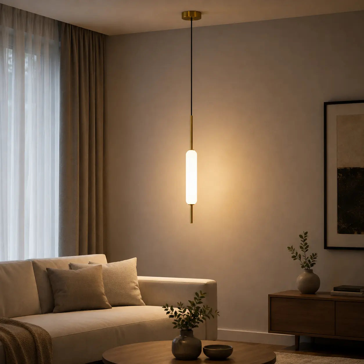 Modern LED Capsule Hanging Light