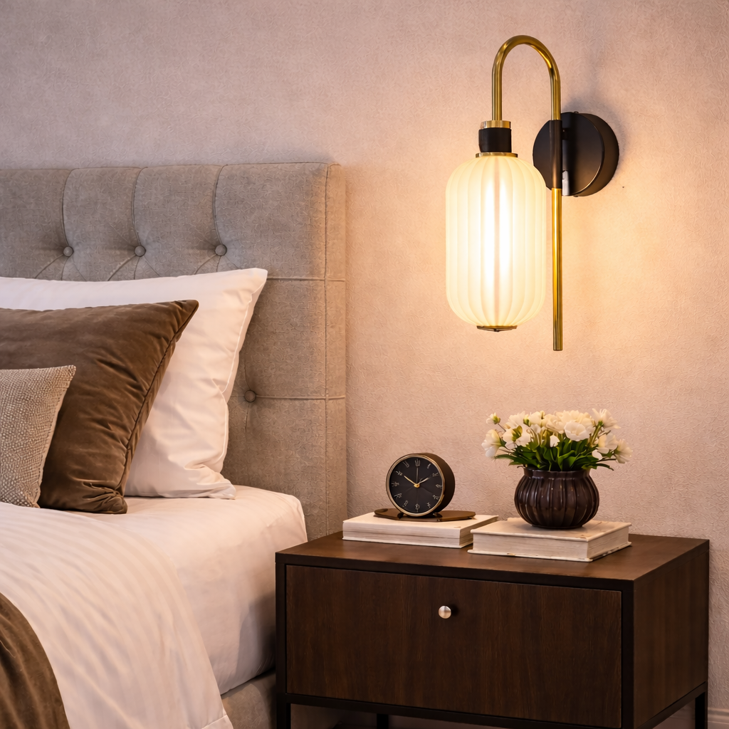 Modern Premium Nautical Fluted LED Wall Light – 3 Colour LED