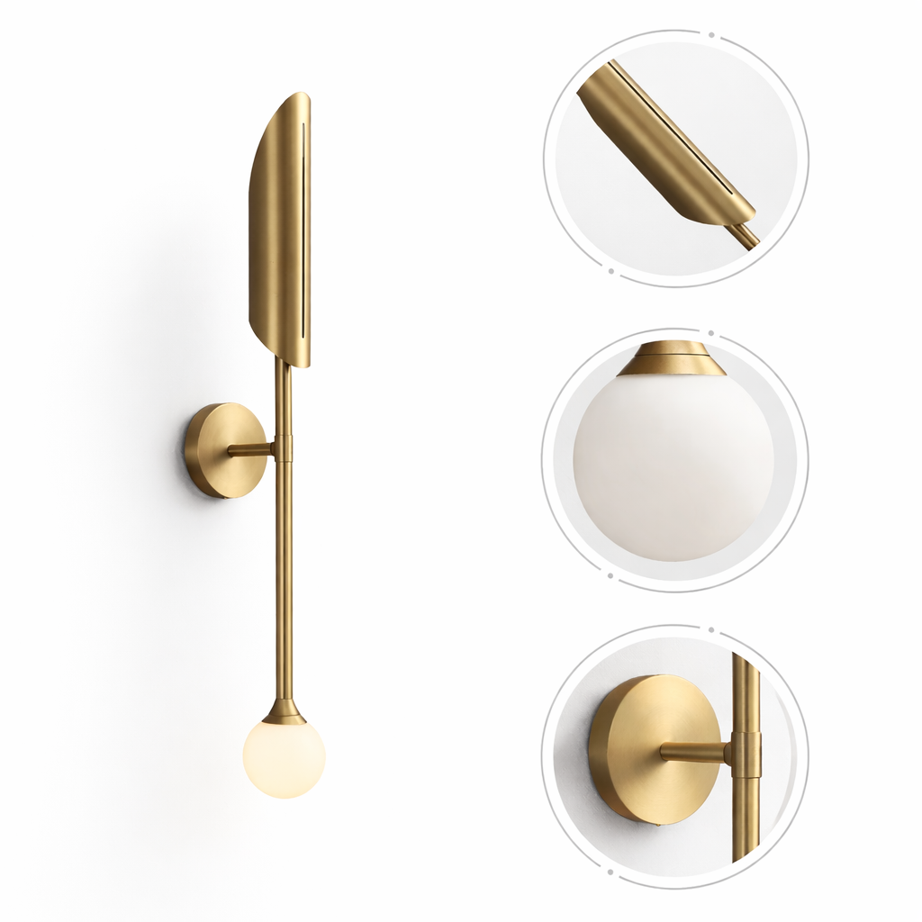 Modern Sleek Dual Illumination Wall Light