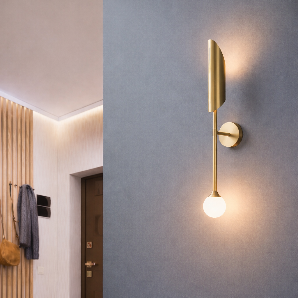 Modern Sleek Dual Illumination Wall Light