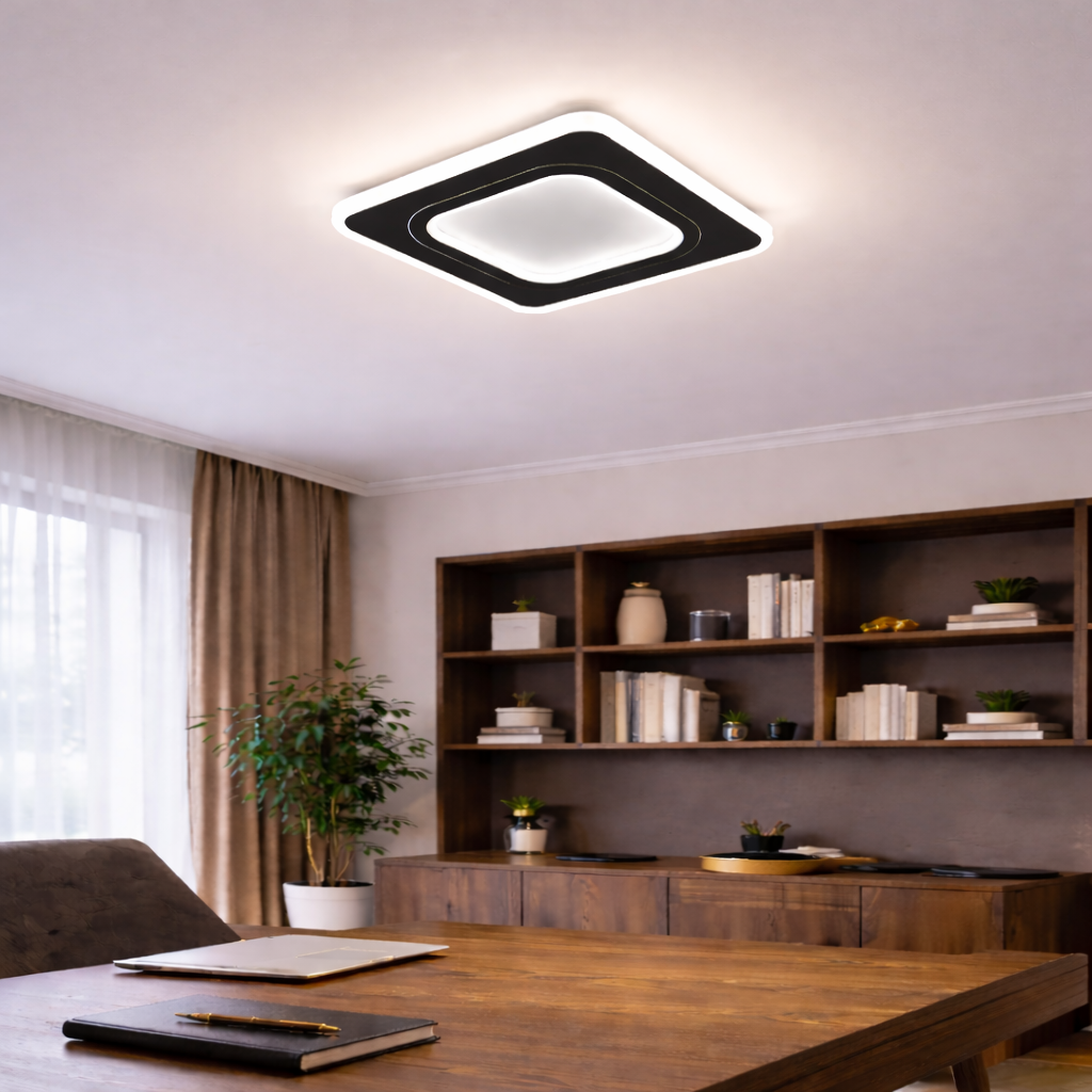 Modern Squaristic LED Wall Light – 3 Colour Acrylic Wall Fixture