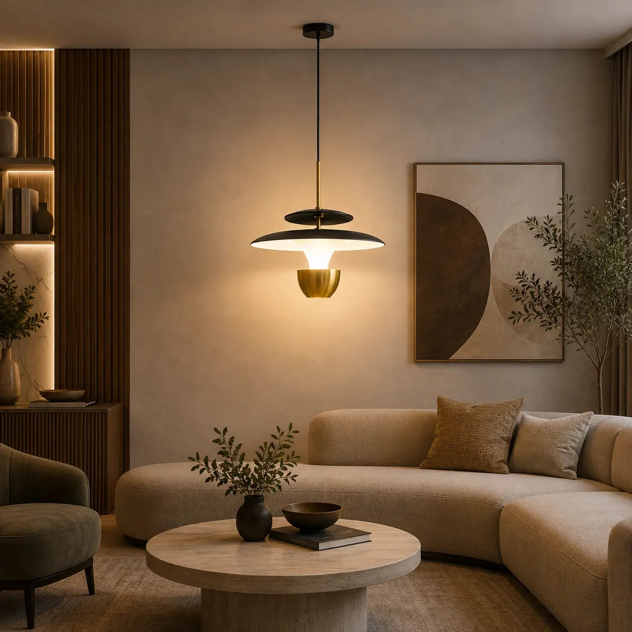 Modern & Minimalist Arcus Hanging Light