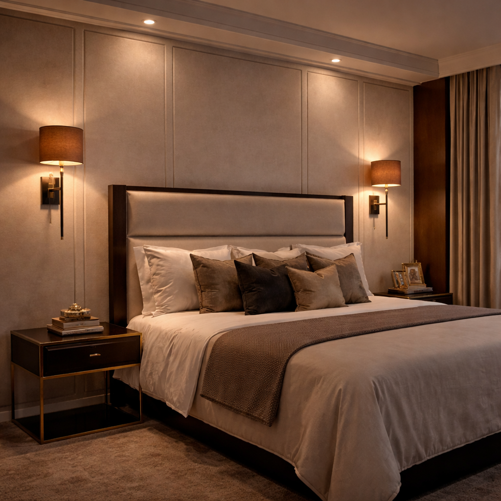 Round Linen Fabric Sconce Wall Lamp Shade