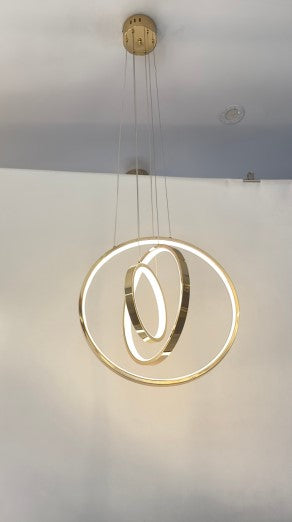 Vertical Rings Hanging Lights - Sparc Lights