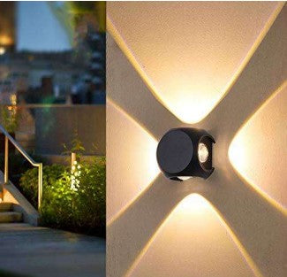 4 Way Wall Light In Round - Sparc Lights