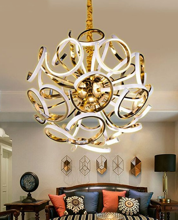 Tentacle disco modern chandelier