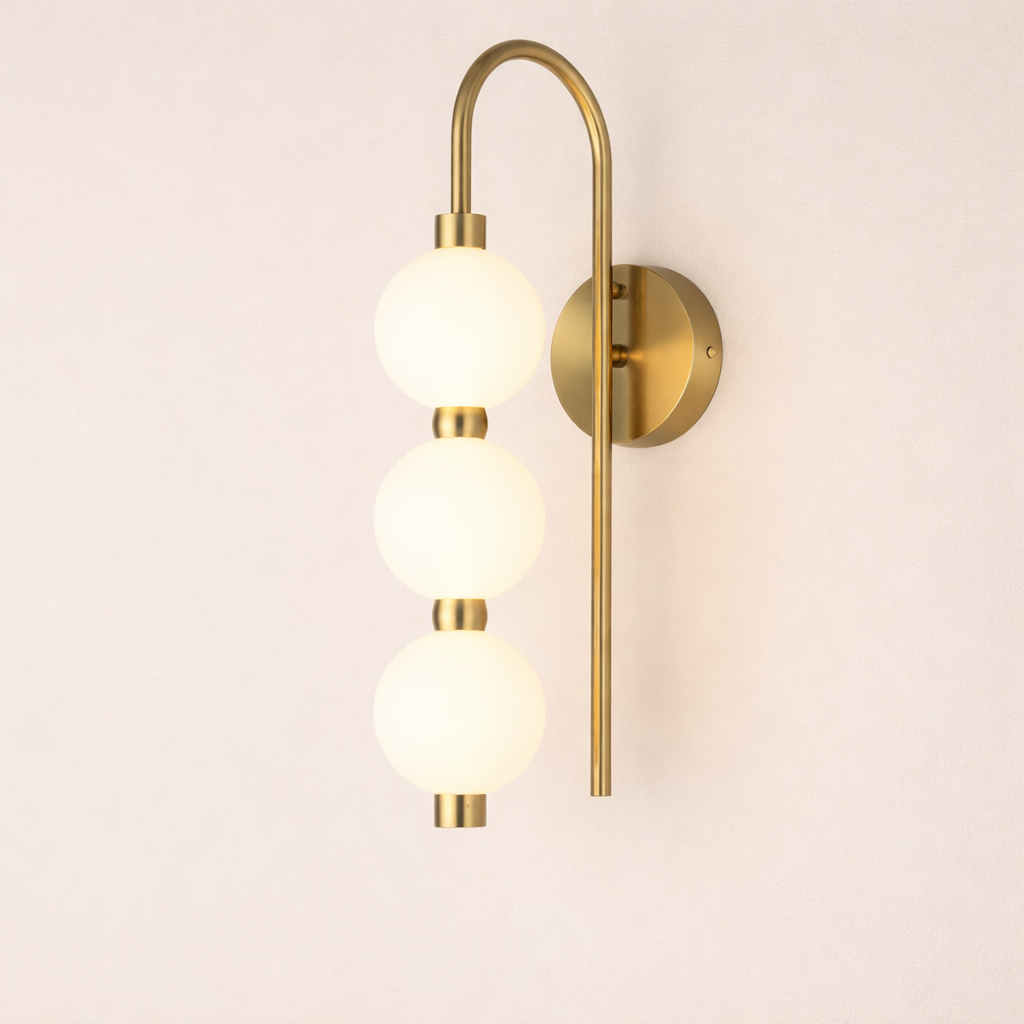 Sleek Nautical Globe LED Wall Sconce Light