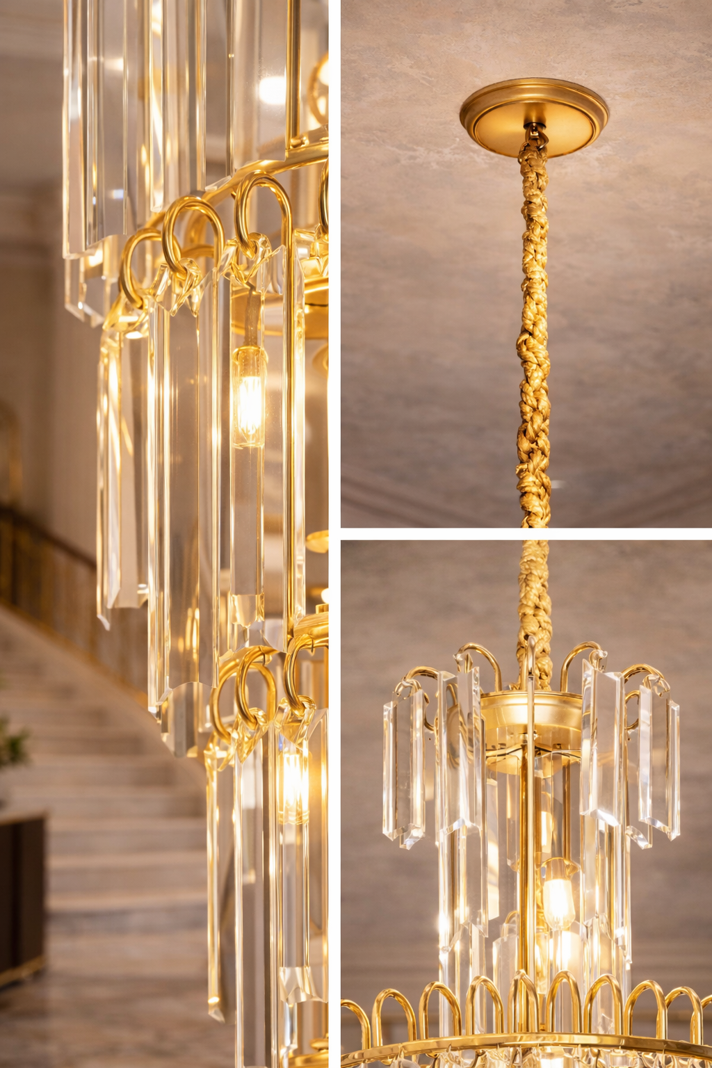 Spouting Lights Crystal Chandelier