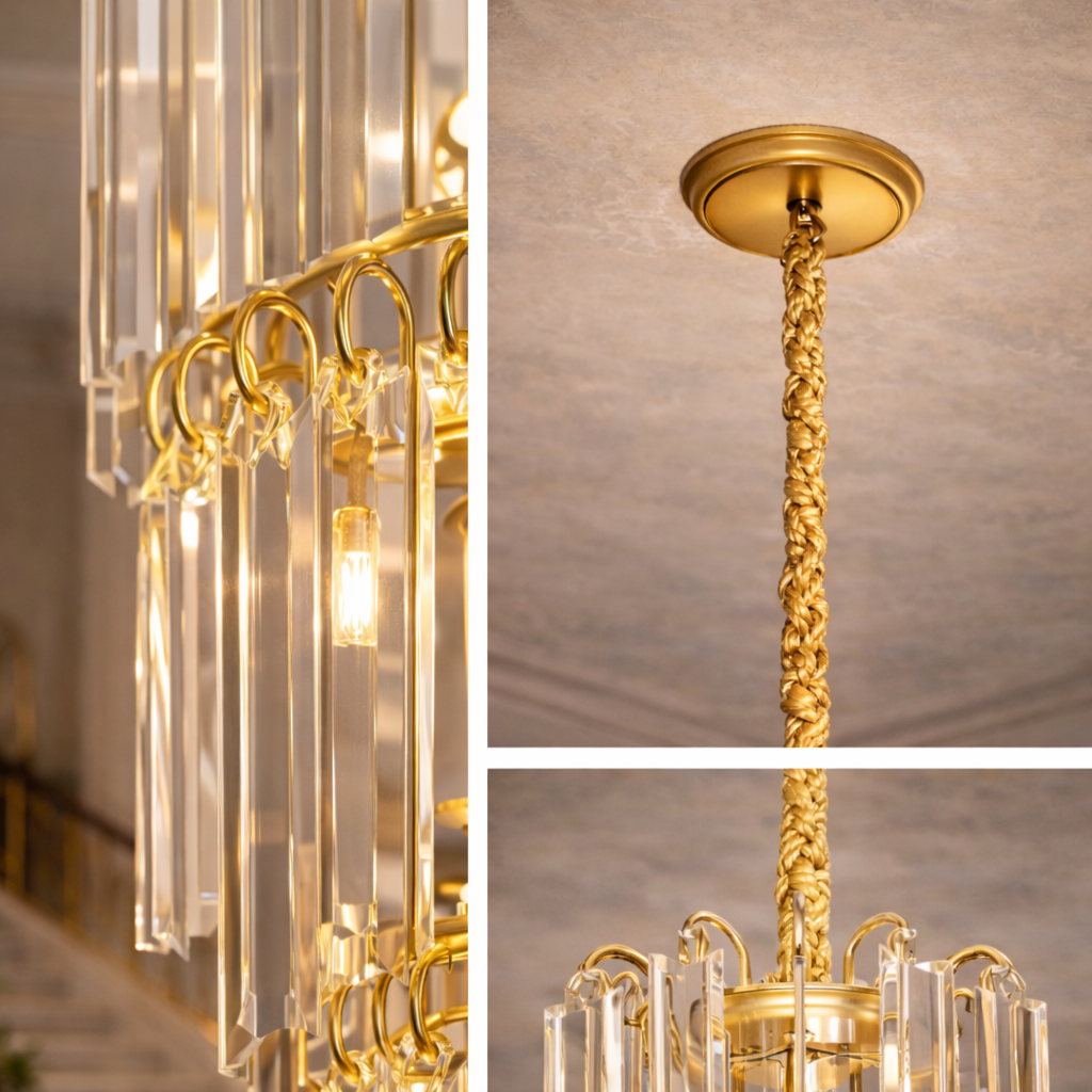 Spouting Lights Spiral Crystal Chandelier – Grand Luxury Design