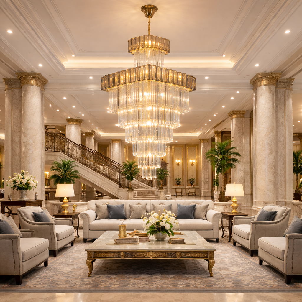 Stair of light Crystal Chandelier