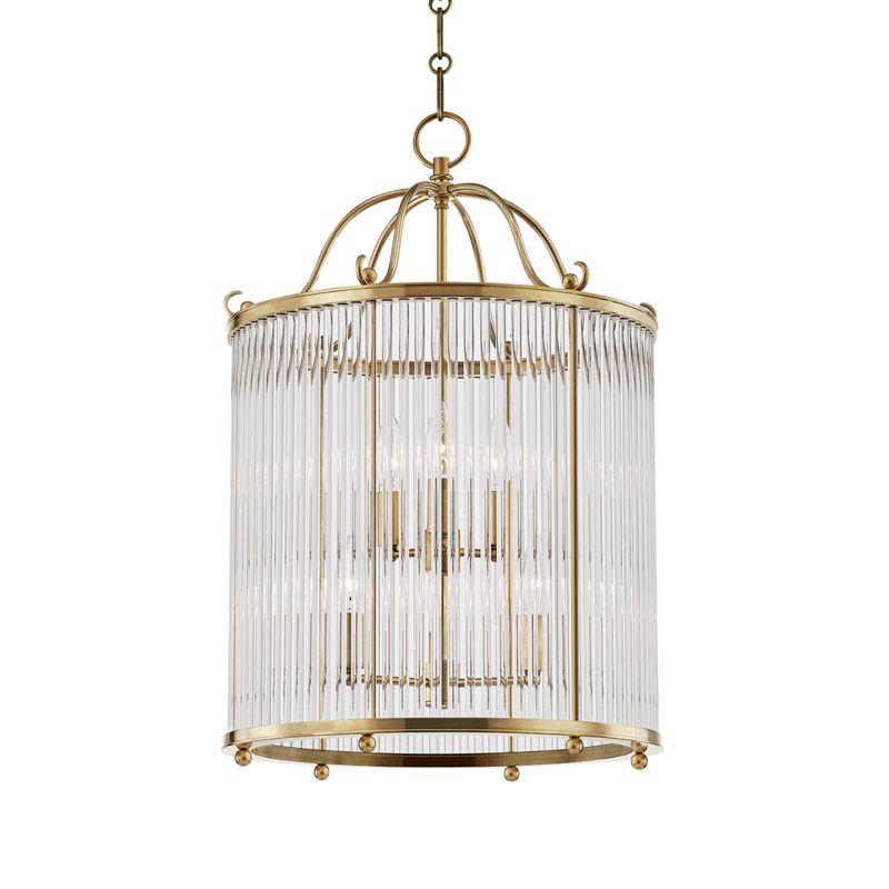 Uptown 6 Lights Golden Cage Modern Chandelier