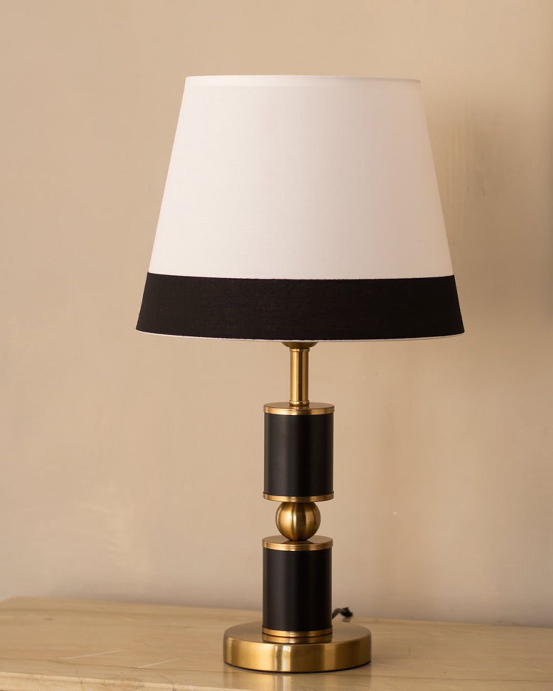 Gold And Black Base Table Lamp - Sparc Lights