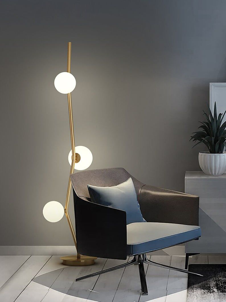 Modern Tree Frosted Floor Lamp - Sparc Lights