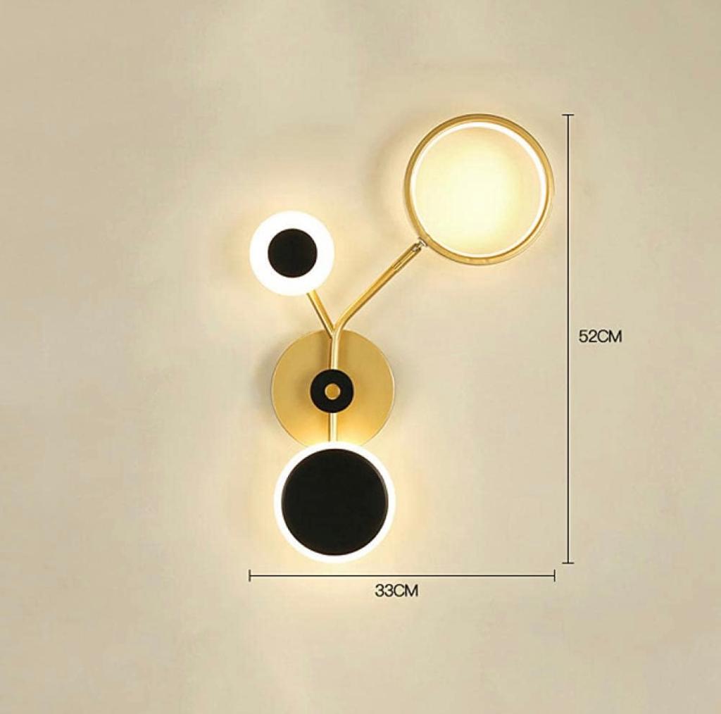 Glam-Style Golden Metal Wall Light - Sparc Lights