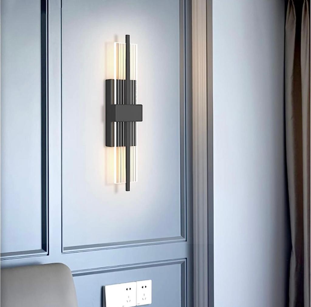 White & Black Bars Wall Lighting - Sparc Lights