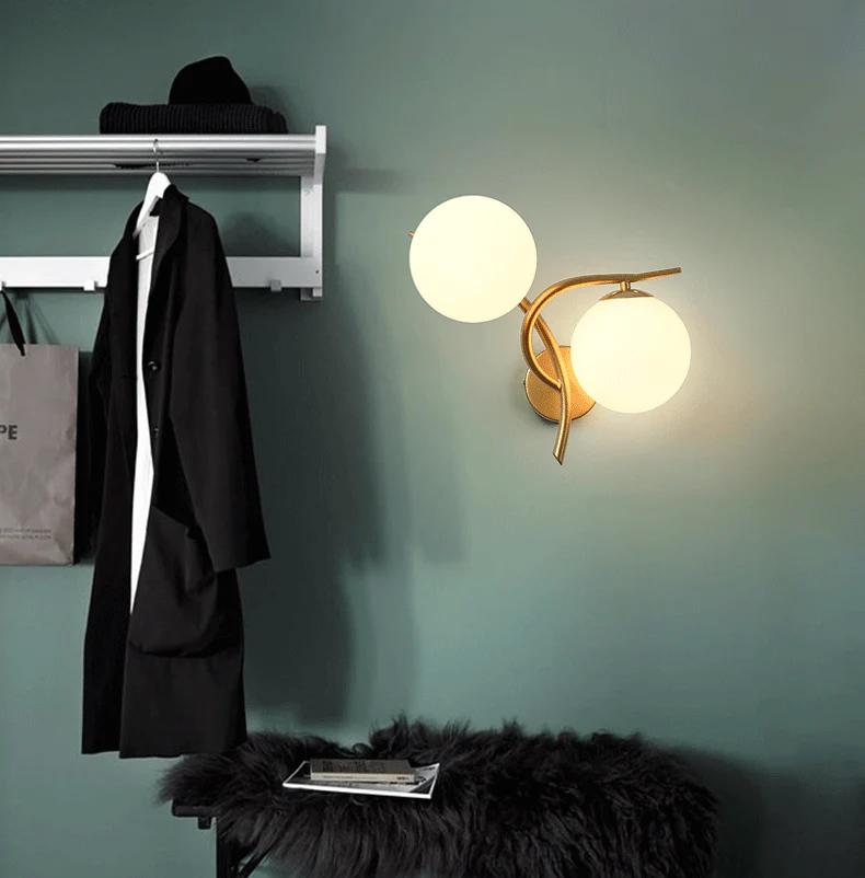 Sparc - Minimal Twisted Metal Design Wall Light