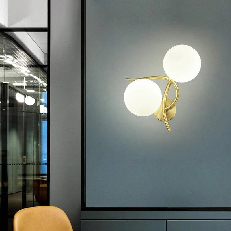 Sparc - Minimal Twisted Metal Design Wall Light