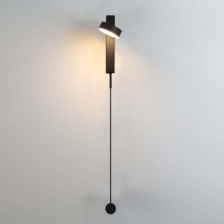 Black Spotlight-Style Vertical Wall Light - Sparc Lights