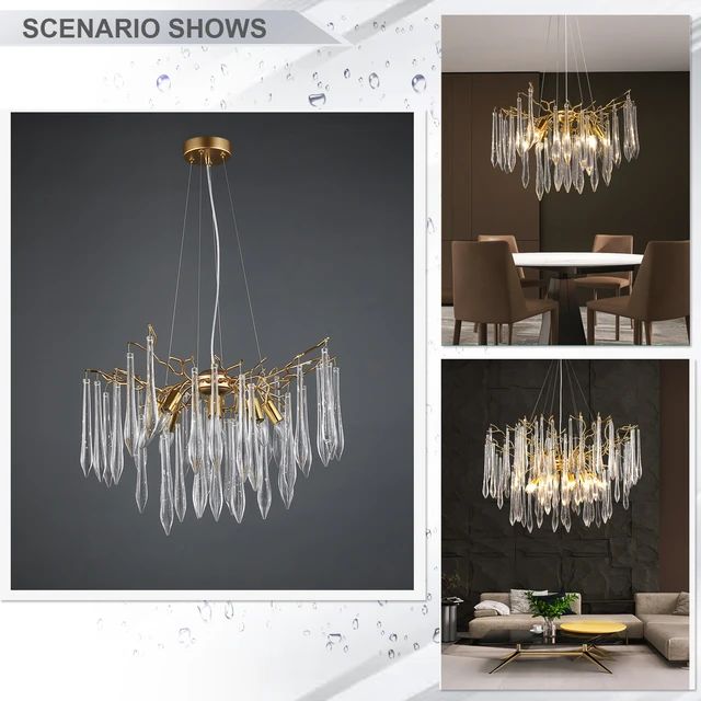 Selor Crystal Chandelier - Sparc Lights