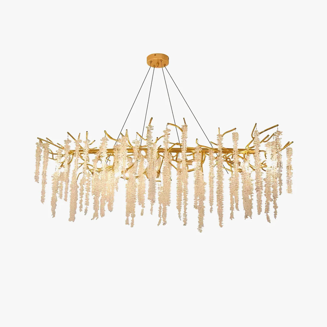 Wisteria Flower Fall Crystal Chandelier - Sparc Lights