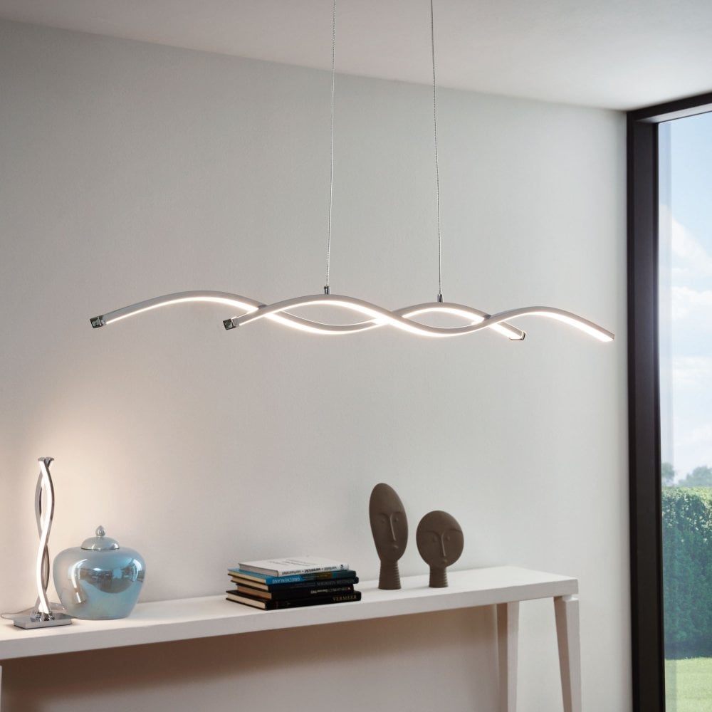 Wavy Curls Modern Chandelier - Sparc Lights