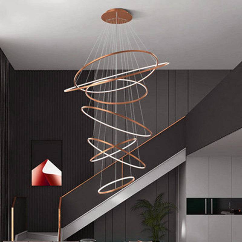 Elegant Ring Cascade Hanging Light - Sparc Lights