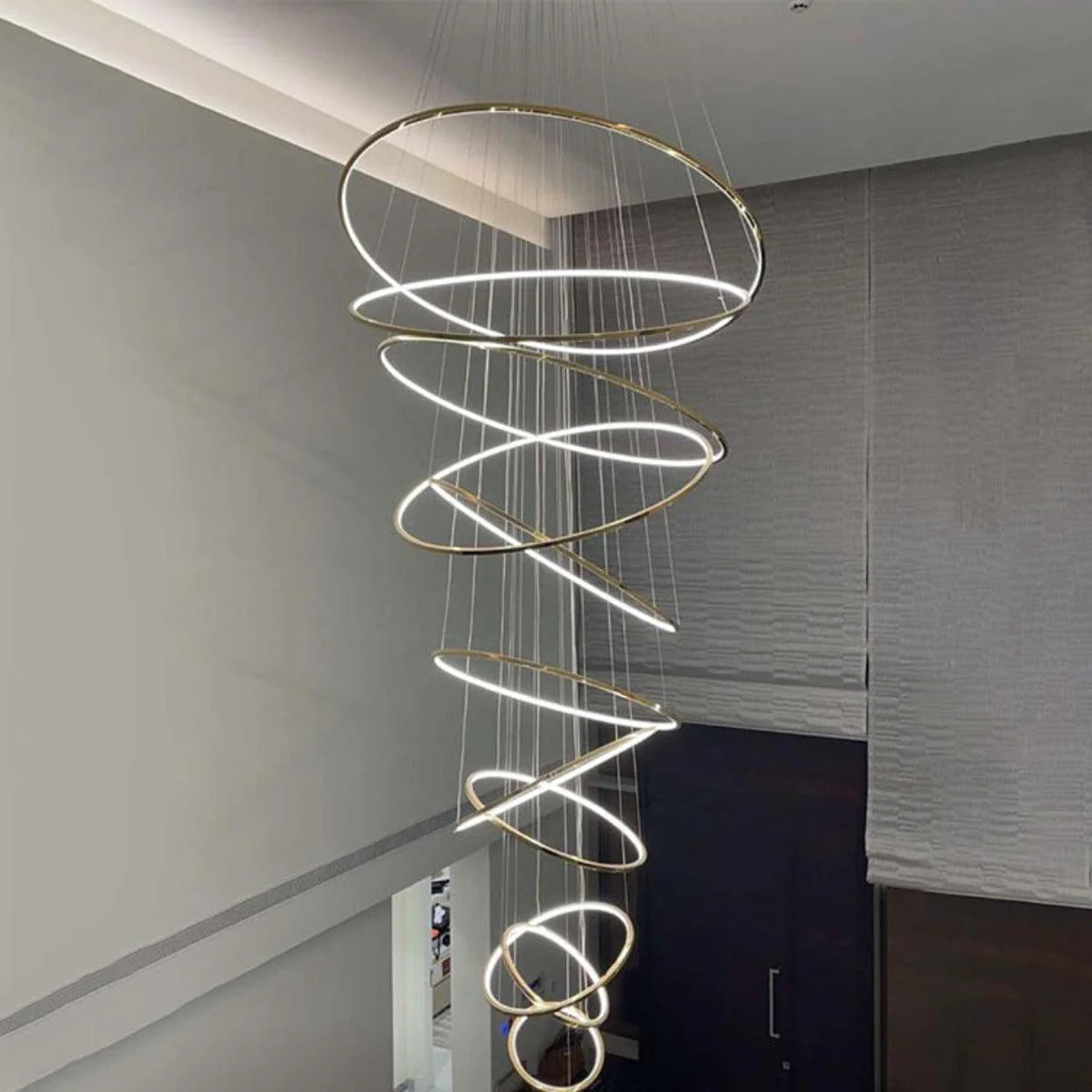 Elegant Ring Cascade Hanging Light - Sparc Lights