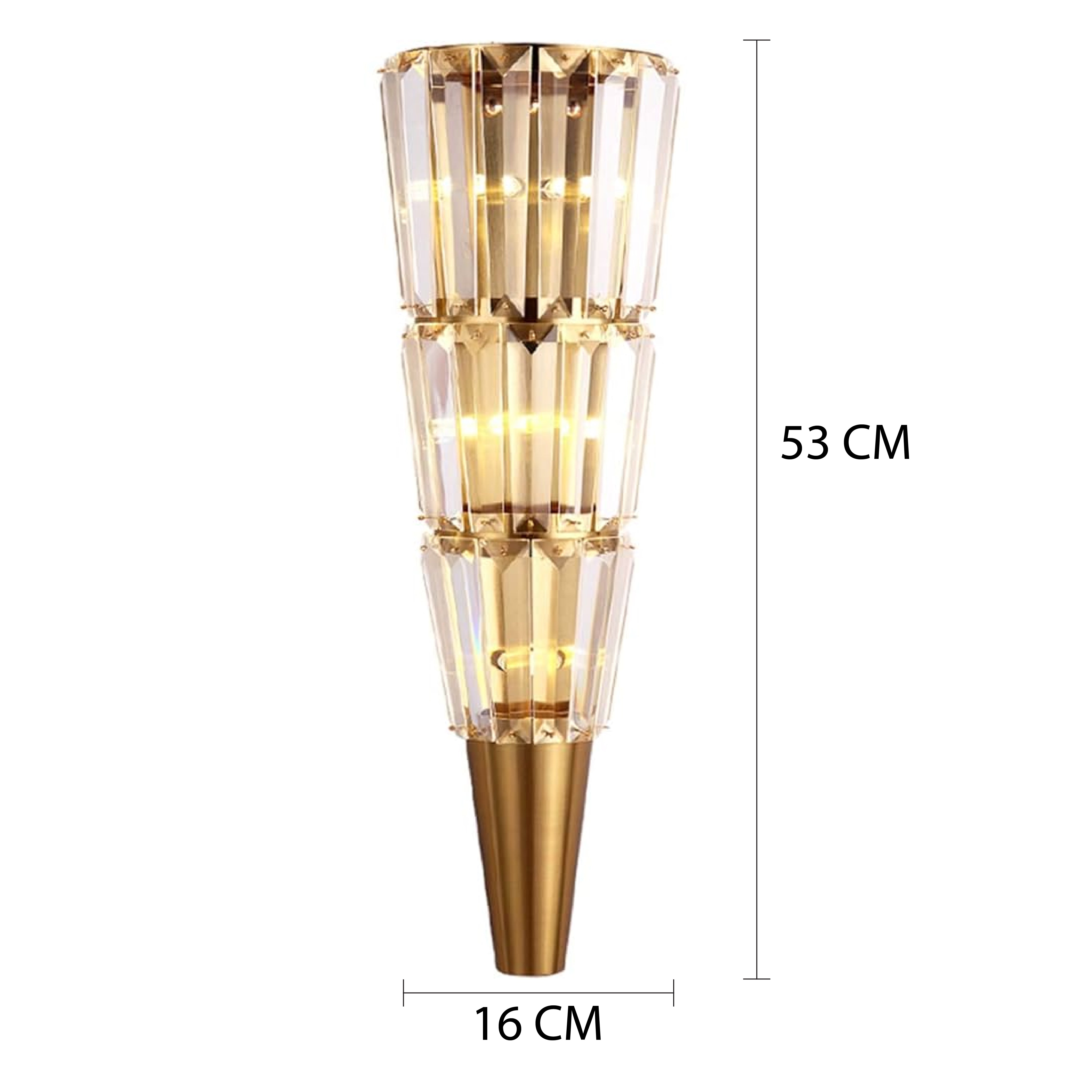Glazing Crystal Wall Light