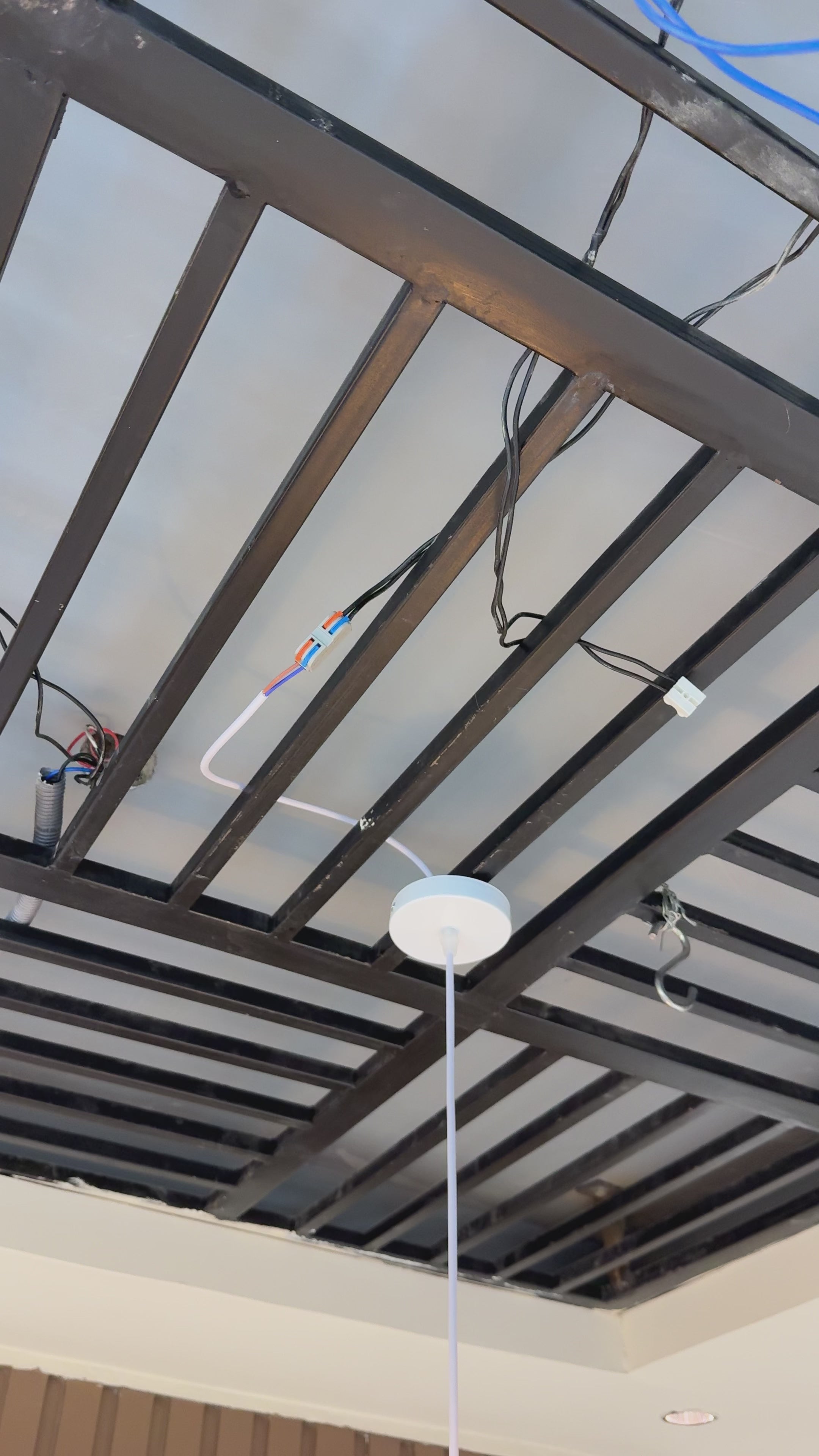 Bamboo Lantern Lampshade LED Pendant Hanging Light