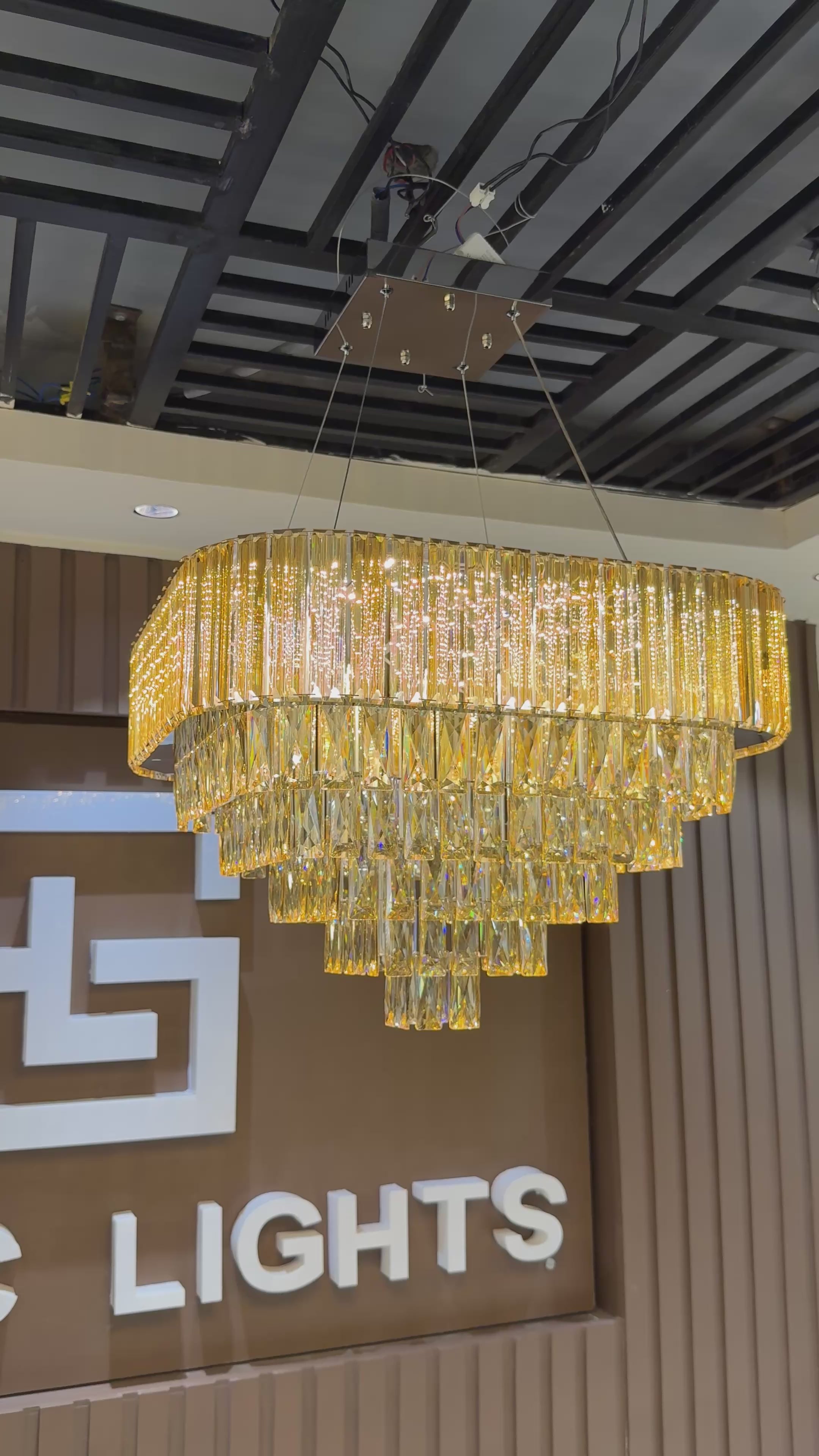 Crystal Flooristic Chandelier