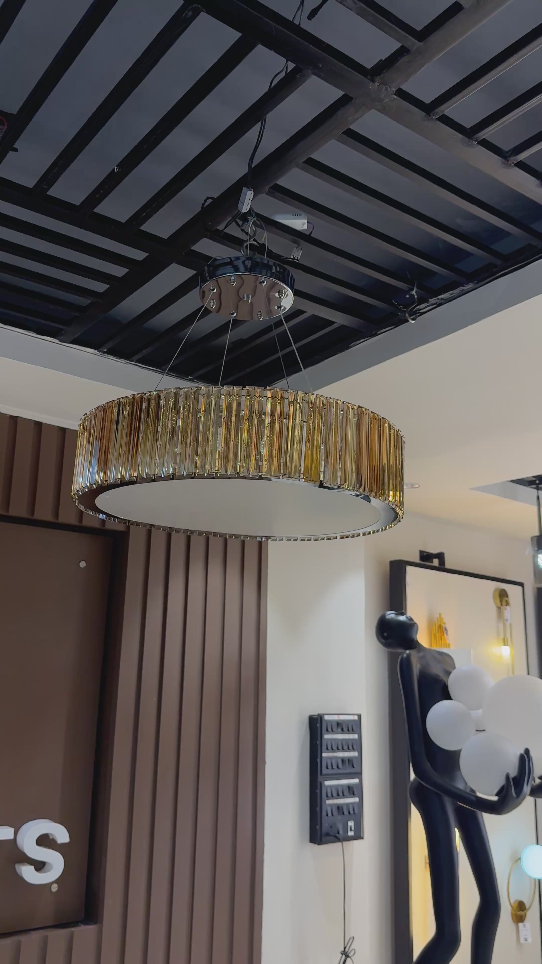 Modern Drum Chandelier