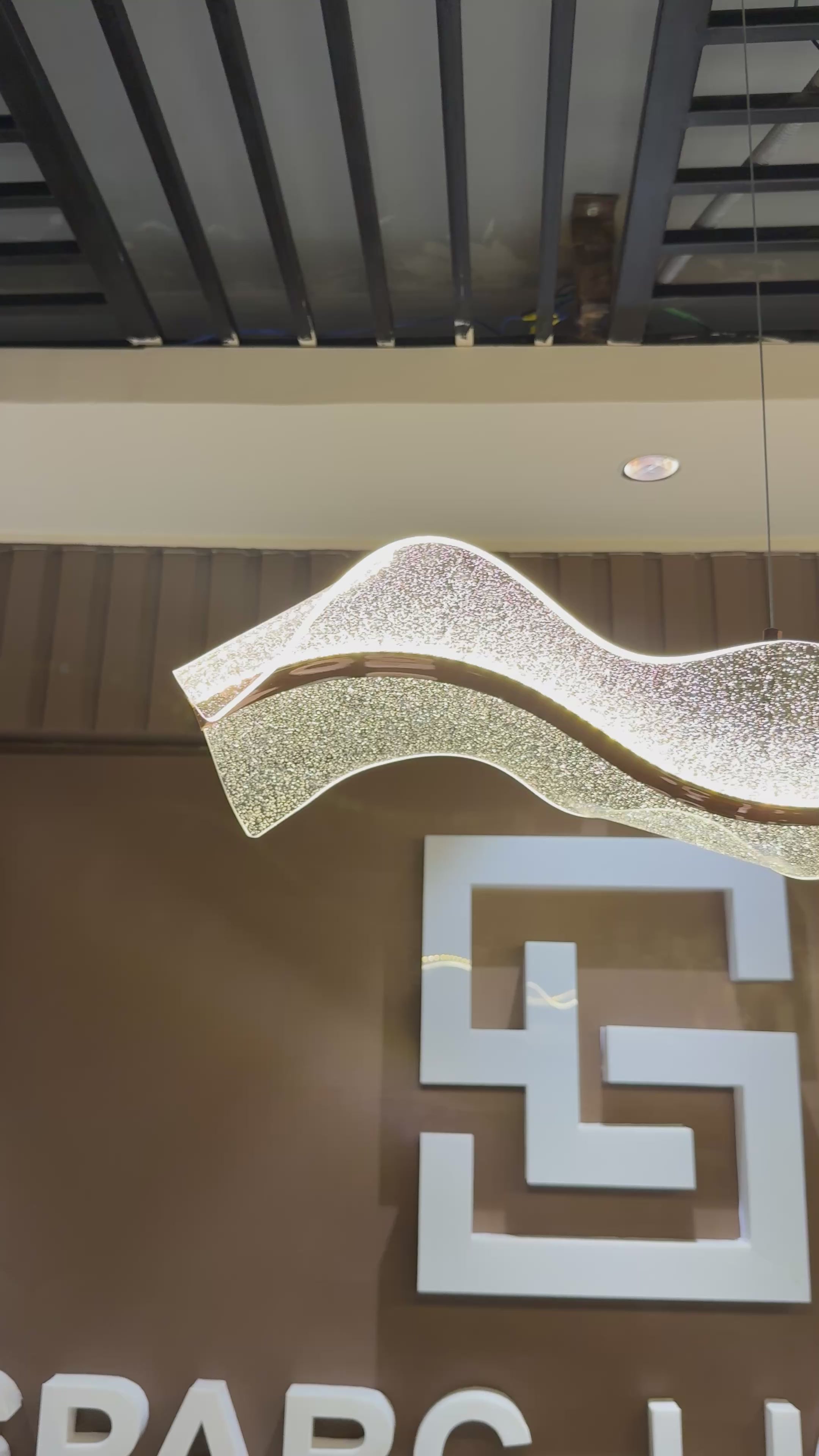 Wave Chandelier