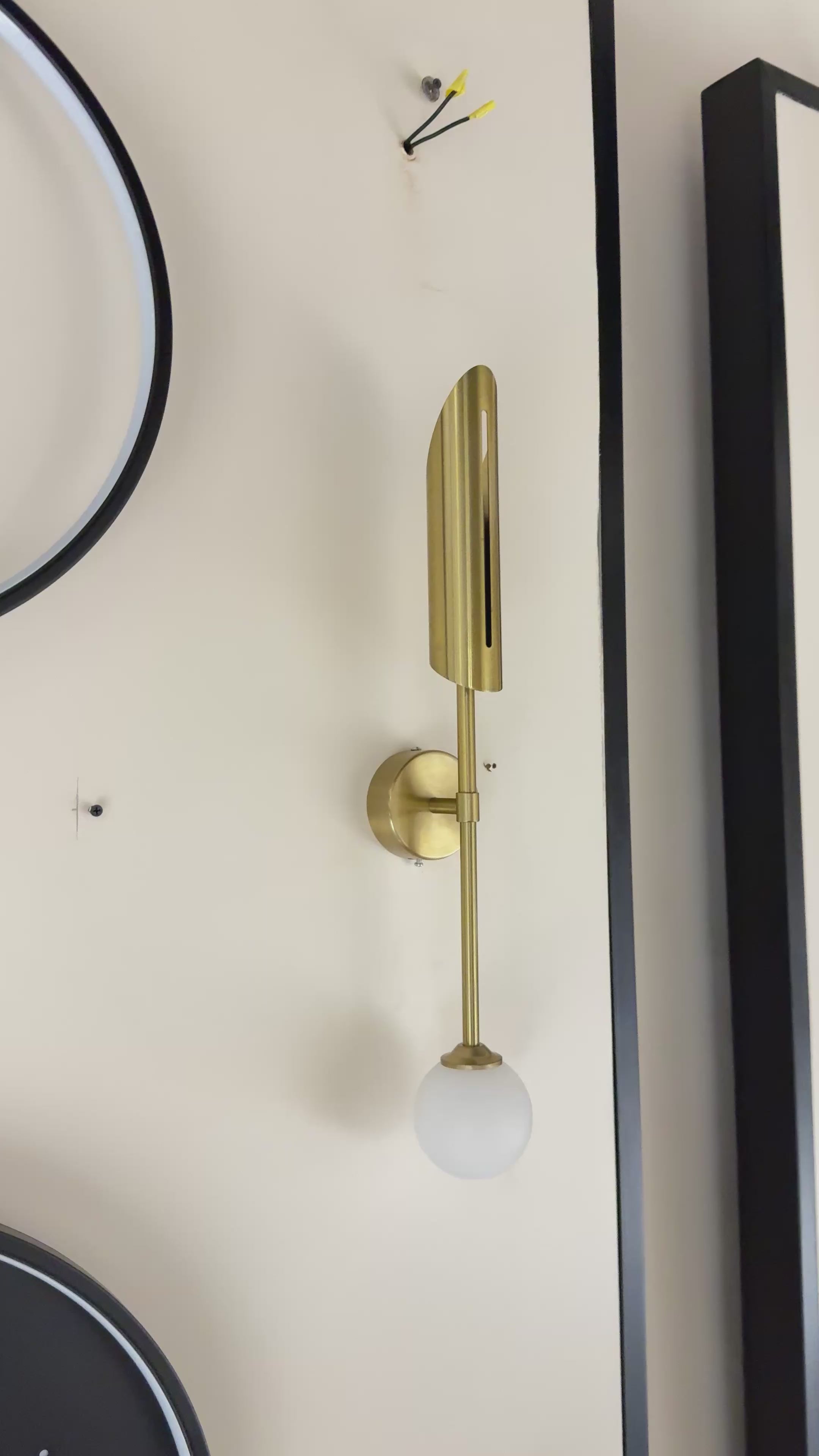 Modern Sleek Dual Illumination Wall Light