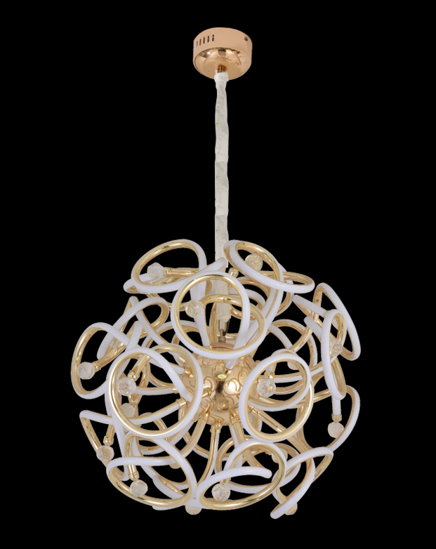 Coiled Modern Chandelier –  LED Pendant  Light for Luxury Interiors