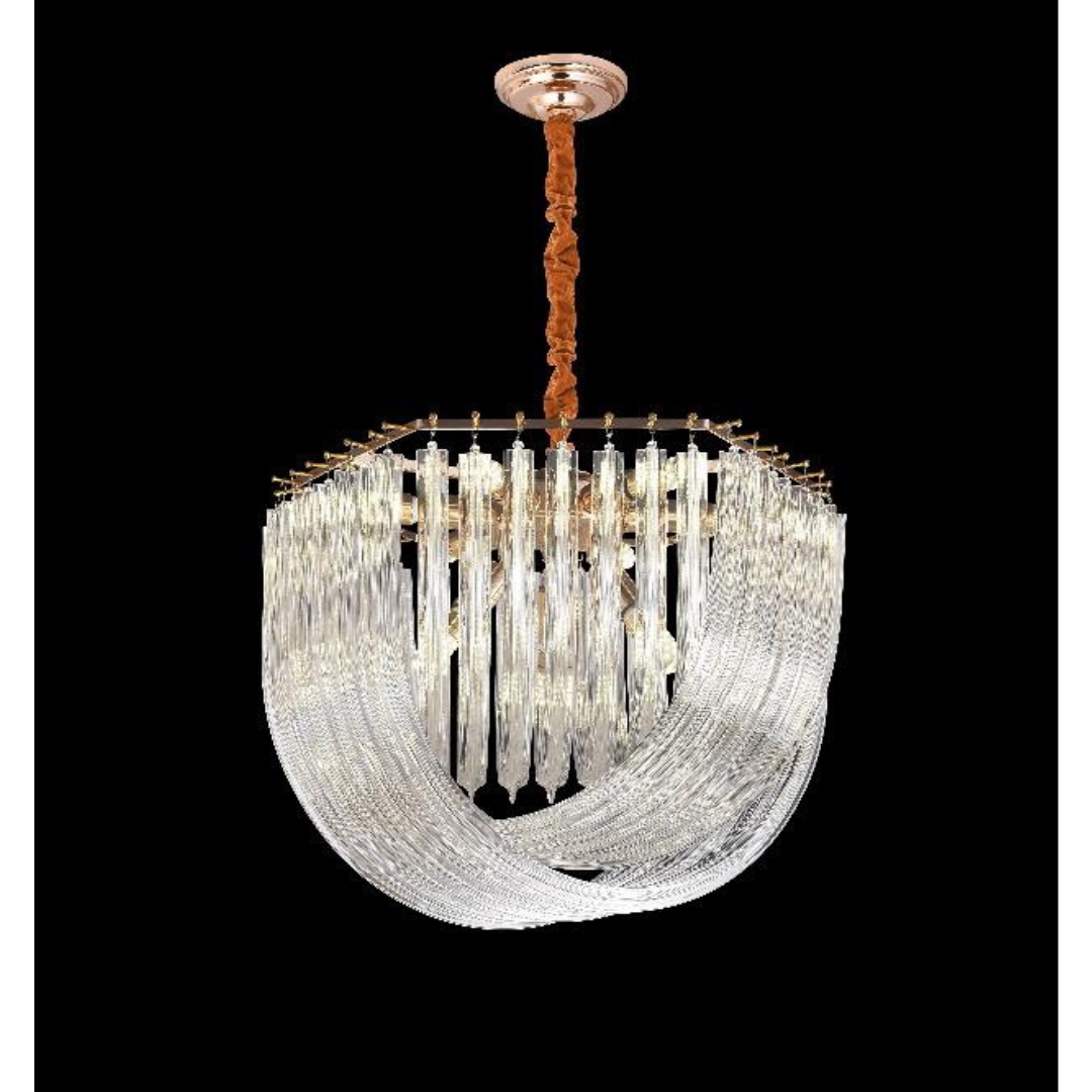 Gorgeous Silver Modern Chandelier - Sparc Lights